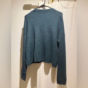 Silence + Noise Teal Cowl Neck Sweater (Women’s M)